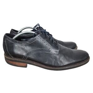 Bostonian Oxford Dress Shoes Mens 11 D Black Leather Derby